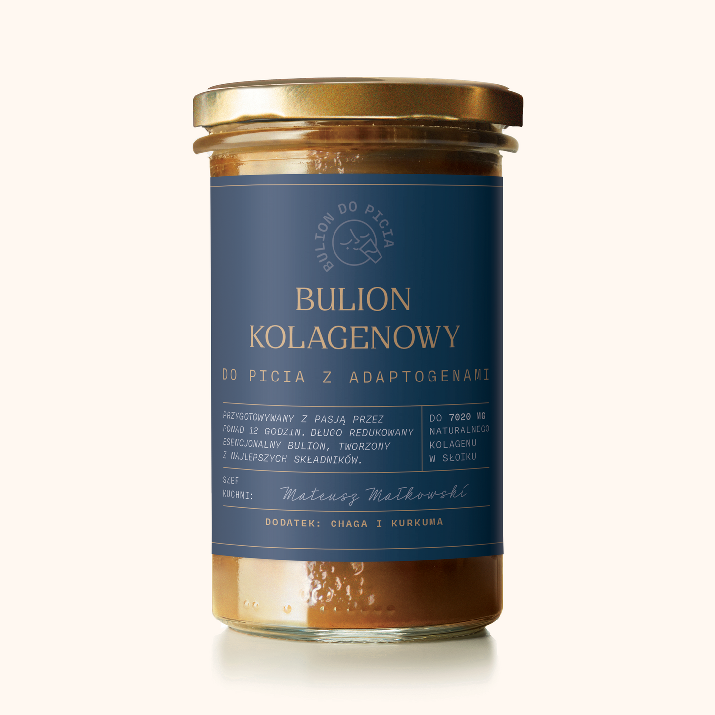 Bulion Kolagenowy Chaga-kurkuma