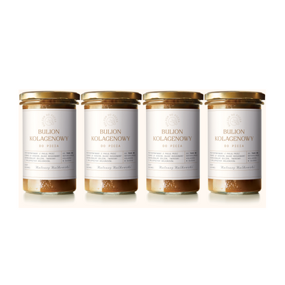 Bulion Kolagenowy Premium - Tygodniowa kuracja x4