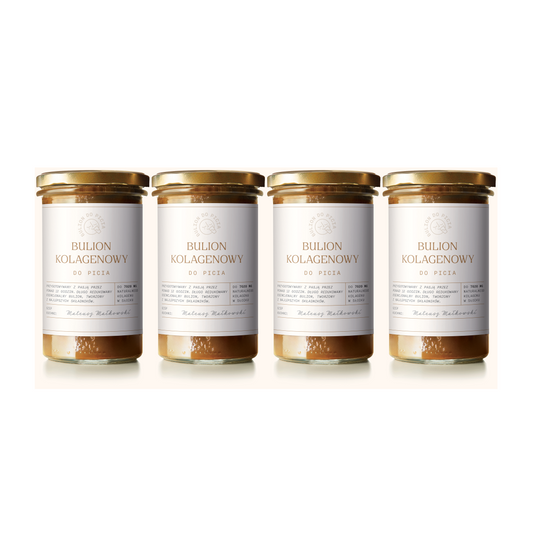 Bulion Kolagenowy Premium - Tygodniowa kuracja x4